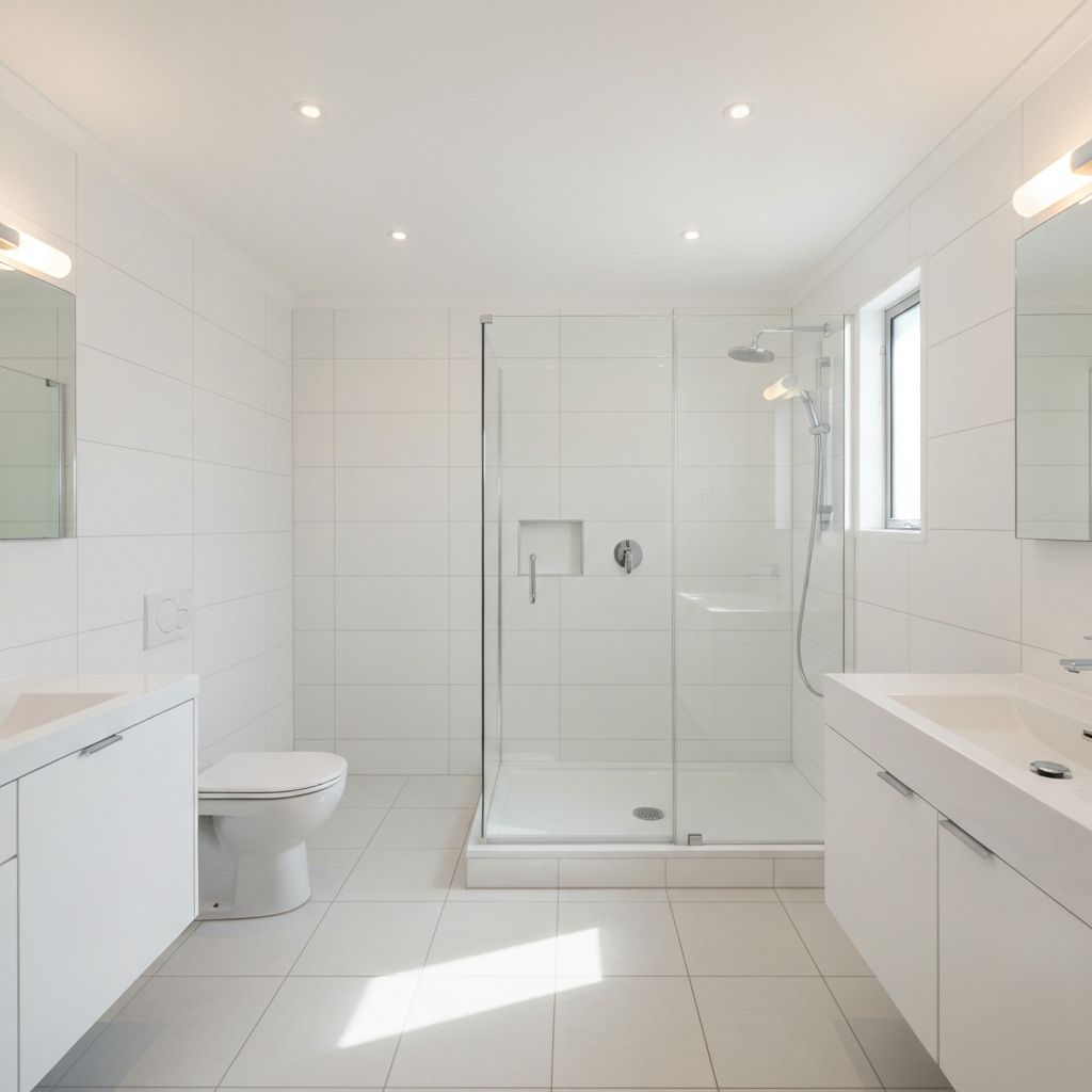 Modern bathroom refurbishment