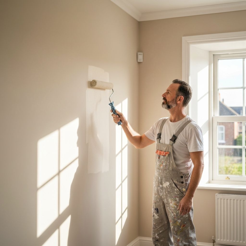 Professional painting and decorating work